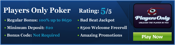Players Only Bonus Code